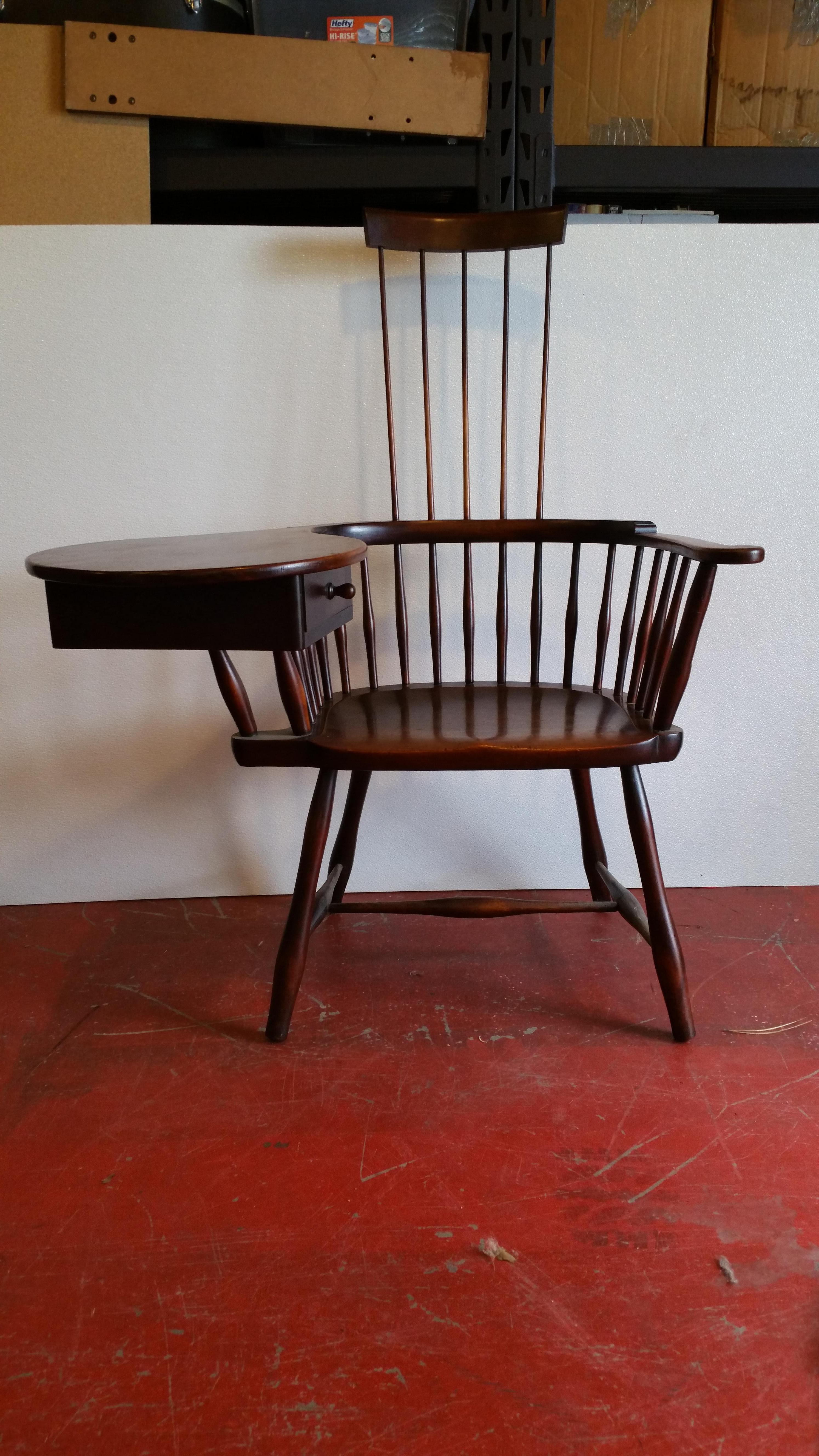 Antique handmade wooden chair InstAppraisal